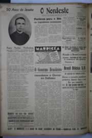 Página do jornal O Nordeste de outubro de 1944
