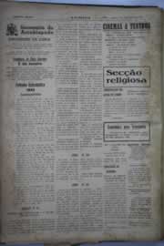 Página do jornal O Nordeste de janeiro de 1945