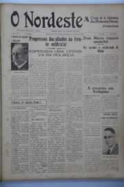 Página do jornal O Nordeste de janeiro de 1945