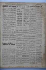 Página do jornal O Nordeste de janeiro de 1945