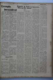 Página do jornal O Nordeste de janeiro de 1945