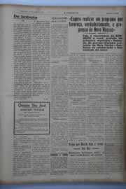 Página do jornal O Nordeste de janeiro de 1945