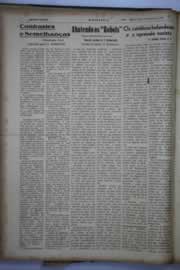 Página do jornal O Nordeste de janeiro de 1945