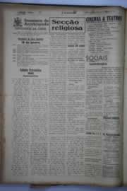 Página do jornal O Nordeste de janeiro de 1945