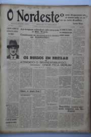 Página do jornal O Nordeste de janeiro de 1945