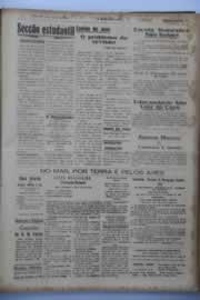 Página do jornal O Nordeste de janeiro de 1945