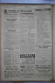 Página do jornal O Nordeste de janeiro de 1945