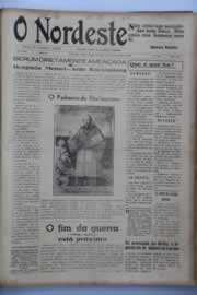 Página do jornal O Nordeste de janeiro de 1945