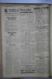 Página do jornal O Nordeste de janeiro de 1945