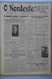 Página do jornal O Nordeste de fevereiro de 1945