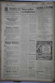 Página do jornal O Nordeste de março de 1945