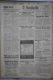 Página do jornal O Nordeste de março de 1945