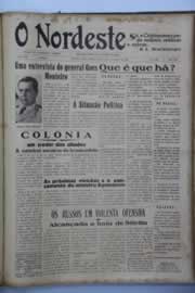 Página do jornal O Nordeste de março de 1945