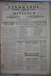 Página do jornal O Nordeste de março de 1945