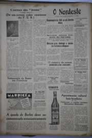 Página do jornal O Nordeste de março de 1945