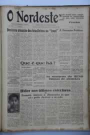 Página do jornal O Nordeste de março de 1945