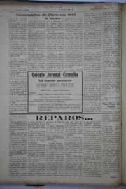 Página do jornal O Nordeste de março de 1945