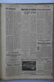 Página do jornal O Nordeste de março de 1945