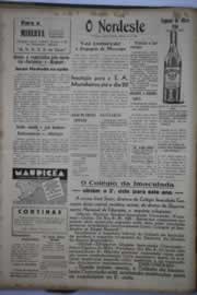 Página do jornal O Nordeste de março de 1945
