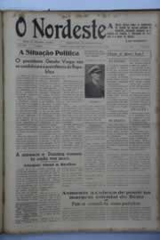 Página do jornal O Nordeste de março de 1945