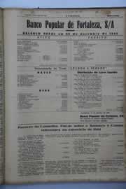 Página do jornal O Nordeste de março de 1945
