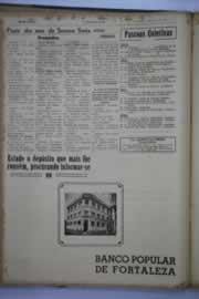 Página do jornal O Nordeste de março de 1945
