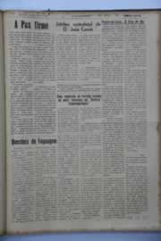 Página do jornal O Nordeste de março de 1945