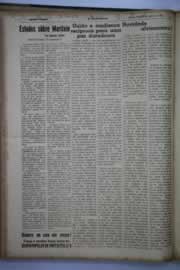 Página do jornal O Nordeste de março de 1945