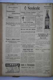 Página do jornal O Nordeste de abril de 1945