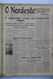 Página do jornal O Nordeste de abril de 1945