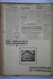 Página do jornal O Nordeste de abril de 1945
