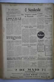 Página do jornal O Nordeste de abril de 1945
