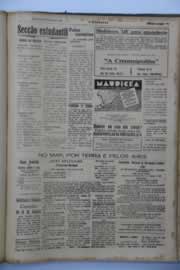 Página do jornal O Nordeste de abril de 1945