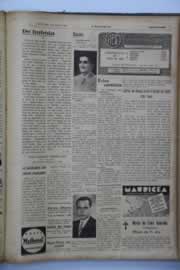 Página do jornal O Nordeste de maio de 1945