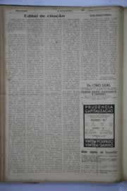 Página do jornal O Nordeste de maio de 1945