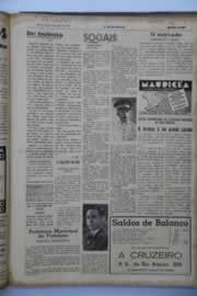 Página do jornal O Nordeste de maio de 1945