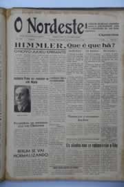 Página do jornal O Nordeste de maio de 1945
