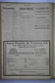 Página do jornal O Nordeste de maio de 1945