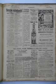 Página do jornal O Nordeste de maio de 1945