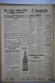 Página do jornal O Nordeste de maio de 1945