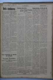 Página do jornal O Nordeste de maio de 1945