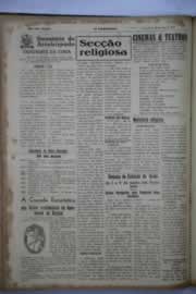 Página do jornal O Nordeste de maio de 1945