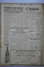 Página do jornal O Nordeste de junho de 1945