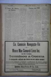Página do jornal O Nordeste de junho de 1945