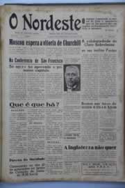 Página do jornal O Nordeste de junho de 1945