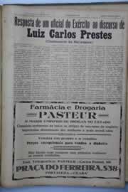Página do jornal O Nordeste de junho de 1945