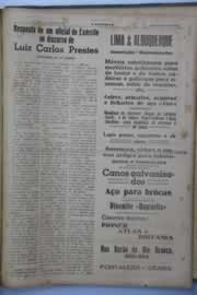 Página do jornal O Nordeste de junho de 1945