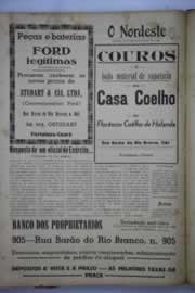 Página do jornal O Nordeste de junho de 1945