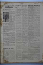 Página do jornal O Nordeste de julho de 1945