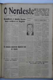 Página do jornal O Nordeste de julho de 1945